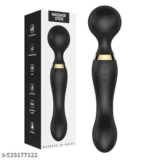 Dual-Head Silicone Wand Vibrator
