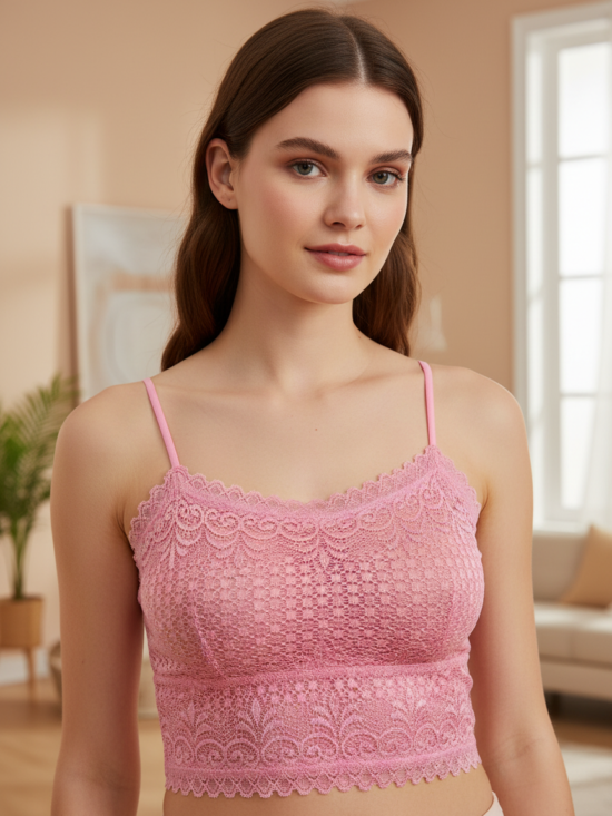 NET PADDED SLIP / NET CAMISOLE